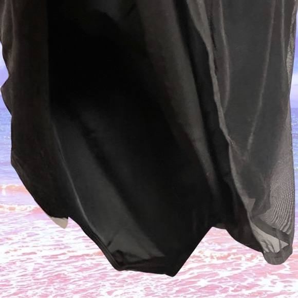 Torrid Black Underwire Short Mesh Overlay Swim Dress With Brief 3 (3XL) D/DD NWT - Picture 13 of 14